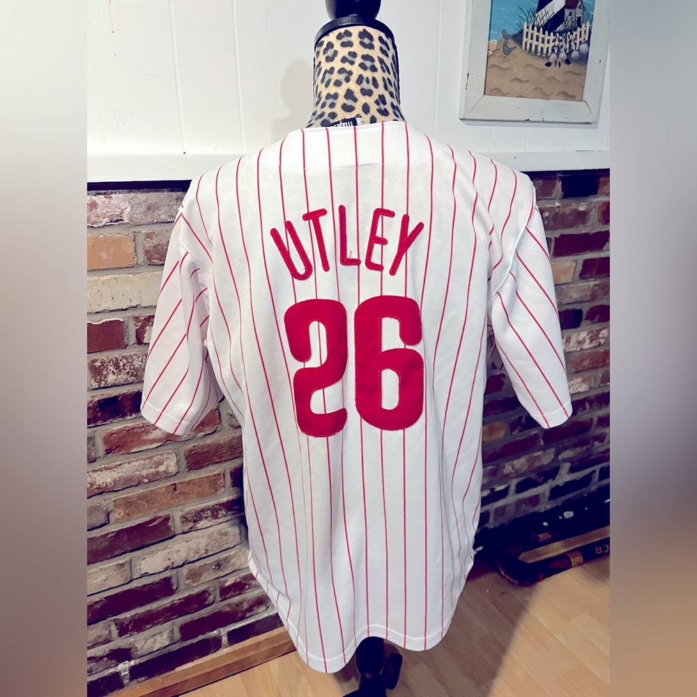 Majestic Phillies Chase Utley Jersey